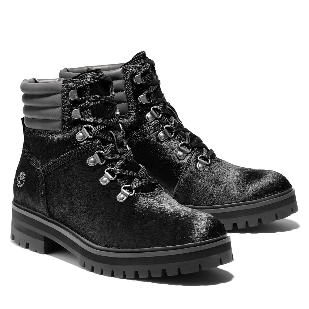 Botas Con Cordones Timberland Mujer London Square Negras - Chile QNC-379614
